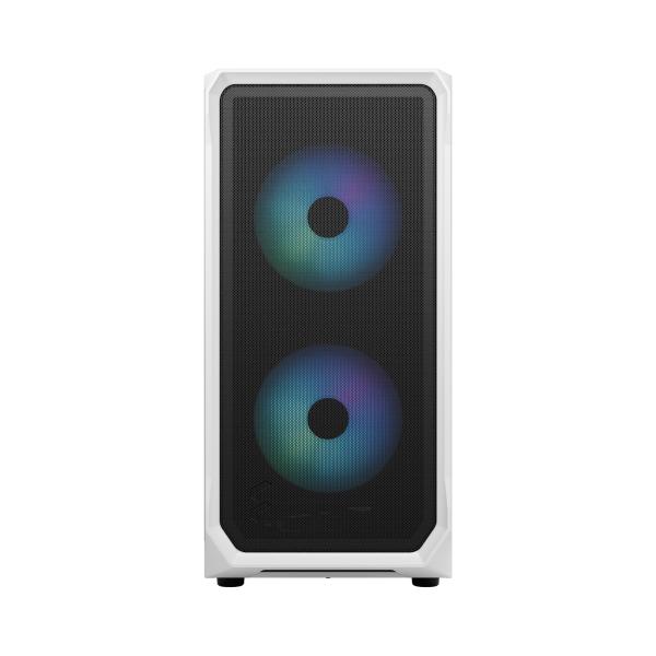 Fractal Design Focus 2 RGB White TG Clear Tint/ Midi Tower/ Transpar./ Čierna a biela 
