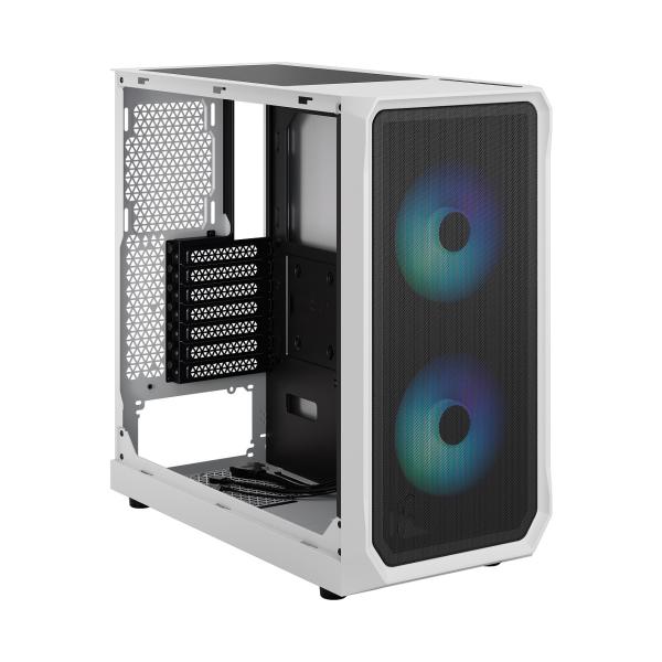 Fractal Design Focus 2 RGB White TG Clear Tint/ Midi Tower/ Transpar./ Čierna a biela 