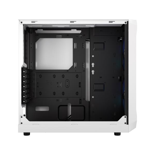 Fractal Design Focus 2 RGB White TG Clear Tint/ Midi Tower/ Transpar./ Čierna a biela 