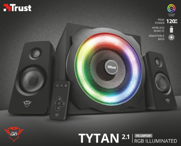 TRUST GXT Tytan/ 2.1/ 120W/ Čierna 