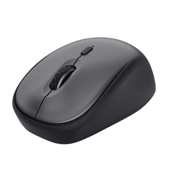 TRUST YVI+/ Kancelárska/ Optická/ Pre pravákov/ 1 600 DPI/ Bezdrôtová USB/ Čierna 