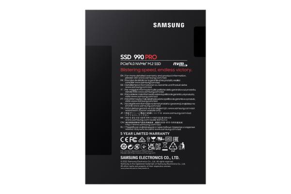 Samsung 990 PRO/ 2TB/ SSD/ M.2 NVMe/ Čierna/ 5R 