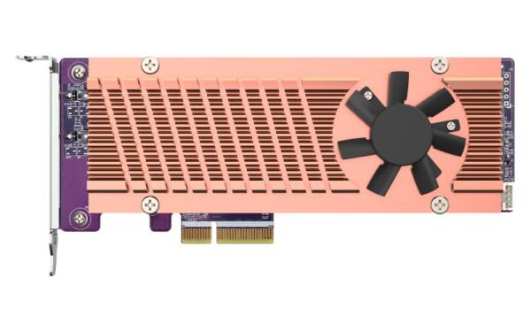 QNAP QM2-2P-344A rozšiřující karta 2xM.2 NVMe 2280/ 22110 PCIe Gen3x4 pro PC i NAS