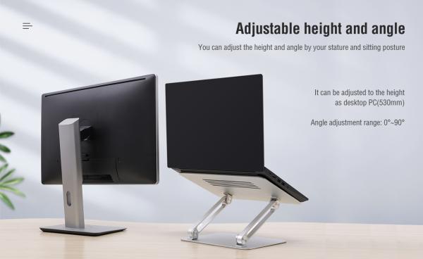 Nillkin ProDesk Adjustable Laptop Stand Grey 