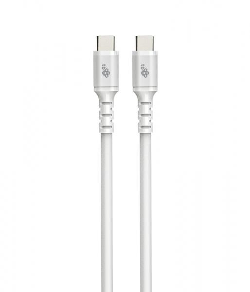 TB USB-C kábel biely 60W 1m