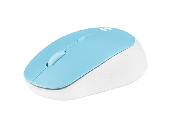 Natec optická myš HARRIER 2/ 1600 DPI/ Kancelárska/ Optická/ 1 600 DPI/ Bezdrôtová Bluetooth/ Svetlo modrá 