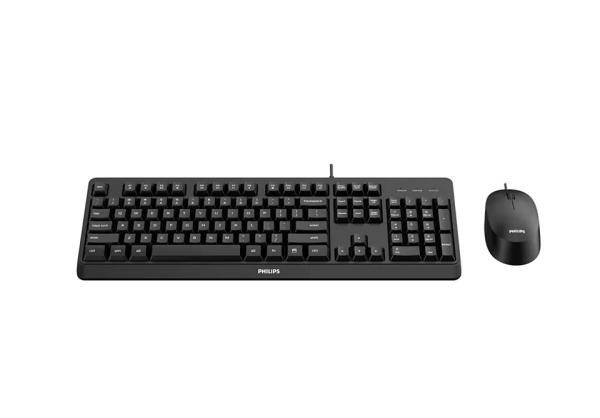 Philips klávesnica SPT6207BL - drôtová, US 