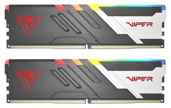 Patriot Viper Venom/ DDR5/ 32GB/ 5600MHz/ CL36/ 2x16GB/ RGB/ Black/ Silv