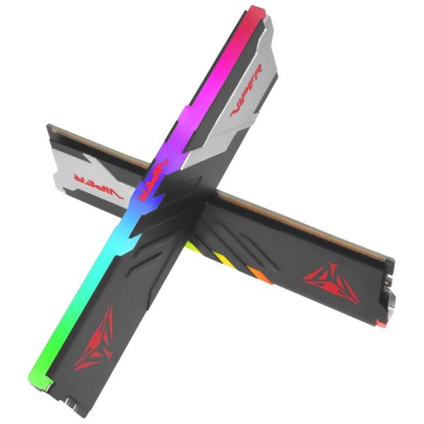 Patriot Viper Venom/ DDR5/ 32GB/ 6000MHz/ CL36/ 2x16GB/ RGB/ Black/ Silv 
