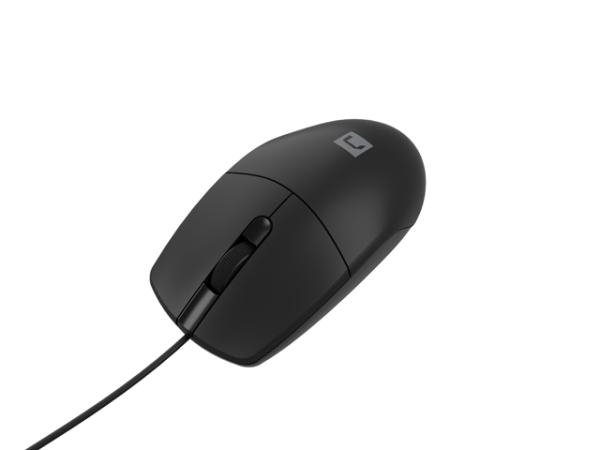 Natec optická myš RUFF 2/ 1 000 DPI/ Kancelárska/ Optická/ 1 000 DPI/ Drôtová USB/ Čierna 