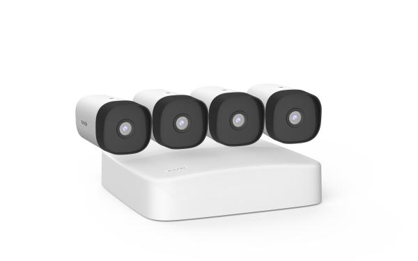 Tenda K4P-4TR - PoE kamerový set 4Mpx, 4CH NVR + 4x IP kamera 4Mpx, IP67, zvuk, web. rozhranie, CZ app 