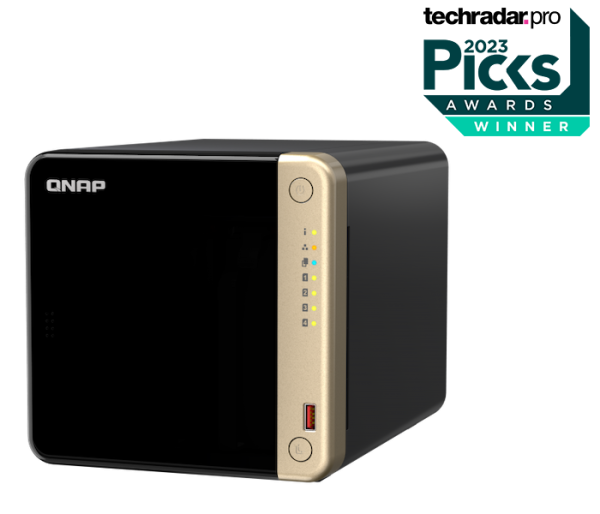 QNAP TS-464-8G (4core 2, 9 GHz, 8GB RAM, 4xSATA, 2x M.2 NVM slot, 1xPCIe, 1xHDMI 4K, 2x2, 5GbE, 4xUSB) 