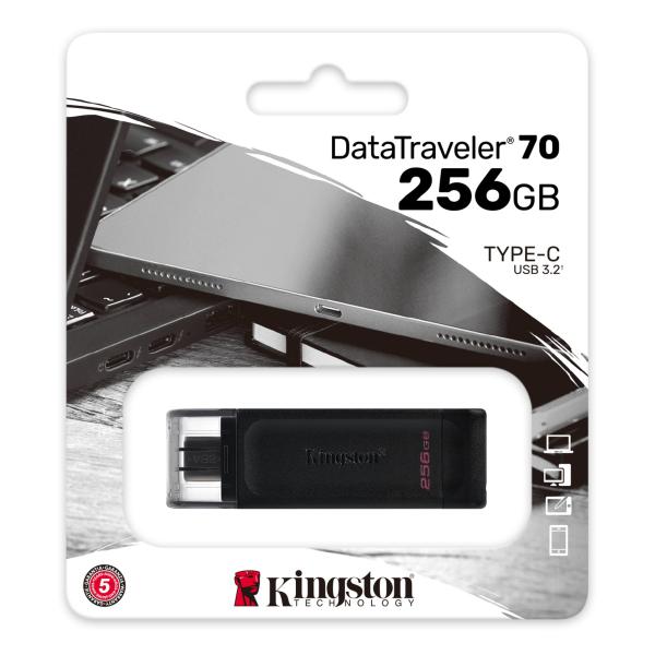 256GB Kingston DT70 USB-C 3.2 gen. 1 