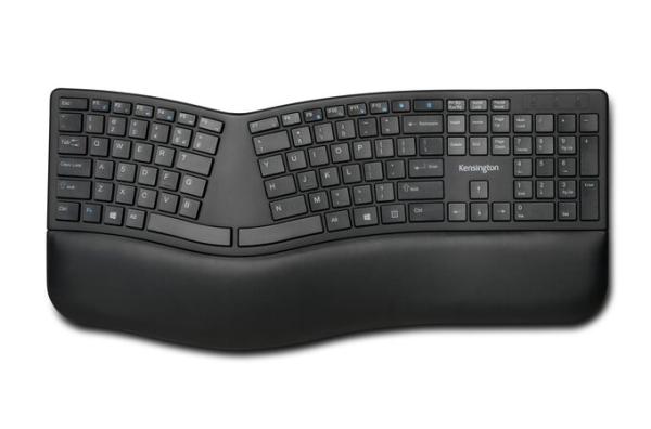 Kensington Pro Fit Ergo/ Bezdrôtová USB + Bluetooth/ UK layout/ Čierna