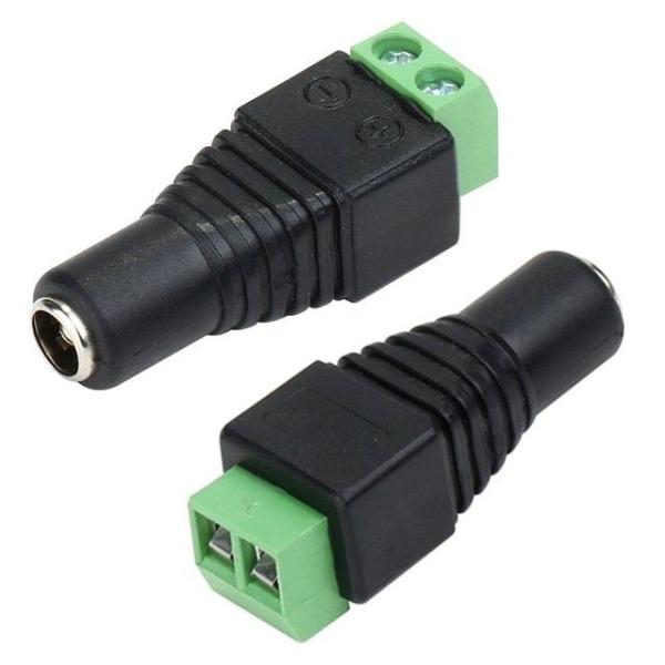DCSV21FEM DC napájacia zásuvka 2.1mm so svorkovnicou - female 