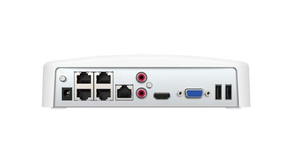 Tenda K4P-4CR - PoE kamerový set 4MPx, 4CH NVR + 4x IP kamera 4MPx, IP67, zvuk, web. rozhranie, CZ app 
