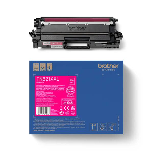 Brother TN-821XXLM, toner magenta, 12 000 str. 
