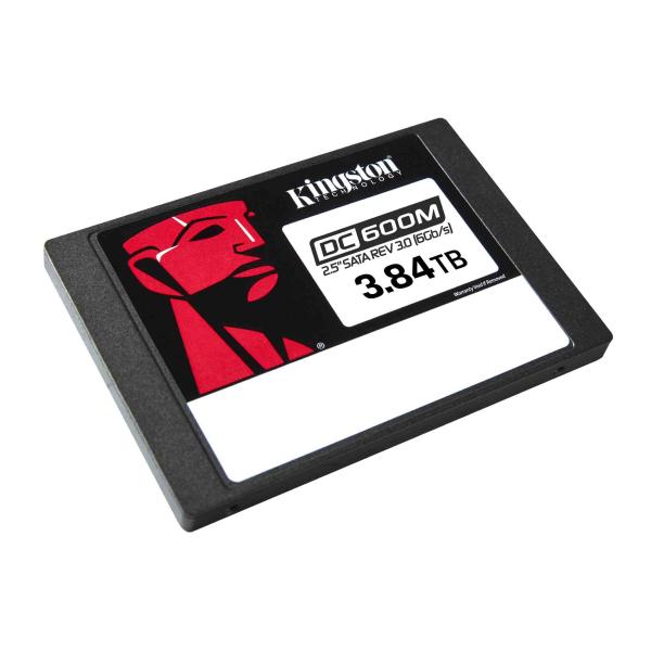 Kingston 3.84TB SSD DC600M Series SATA3, 2.5" (7 mm) ( r560 MB/s, w530 MB/s )