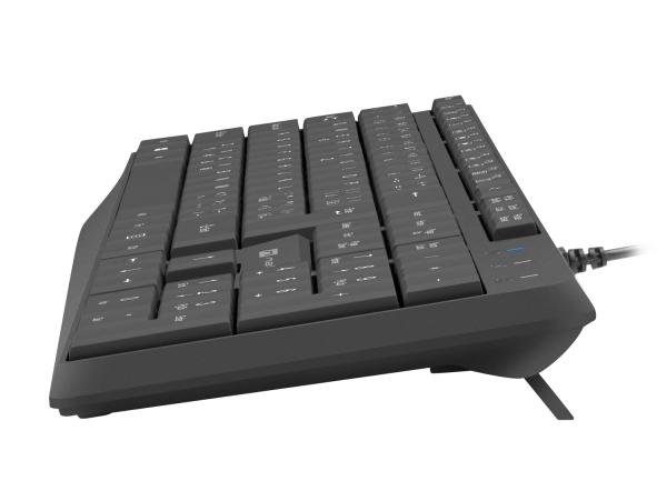 Natec klávesnica Nautilus 2/ Drôtová USB/ CZ- SK layout/ Čierna 