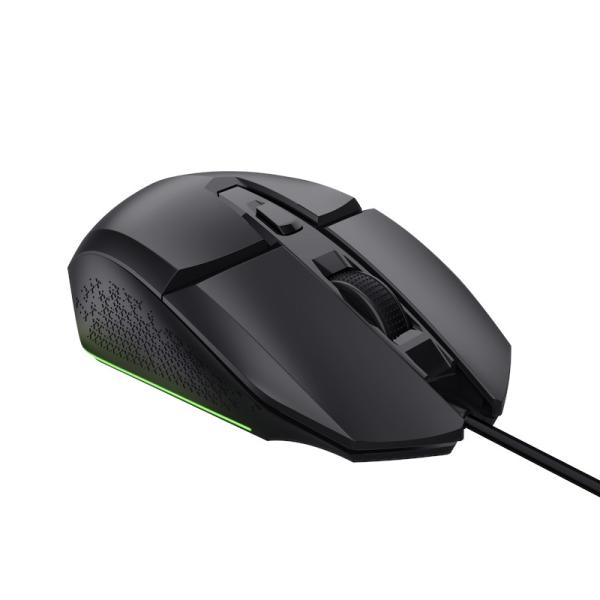 TRUST GXT 109 FELOX/ Herná/ Optická/ Pre pravákov/ 6 400 DPI/ Drôtová USB/ Čierna 