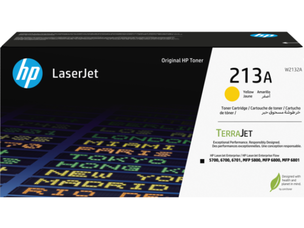 HP W2132A, žltý toner. kazeta HP LaserJet 213A