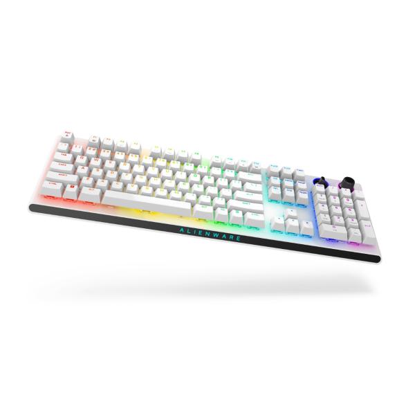 Dell Alienware AW920K/ Bezdrôtová USB + Bluetooth/ Biela 