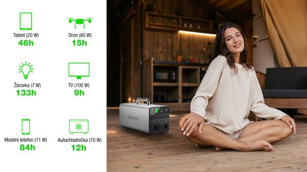 Evolveo PowerCharge 1000, nabíjacia stanica 