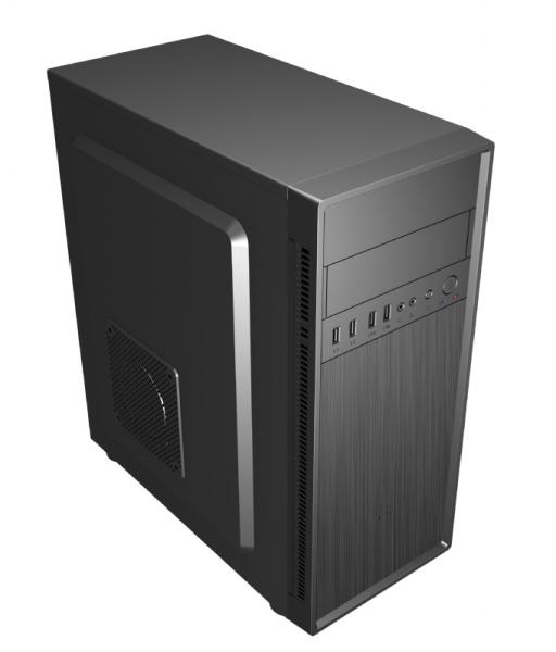 GEMBIRD Fornax 160/ Midi Tower/ Čierna 