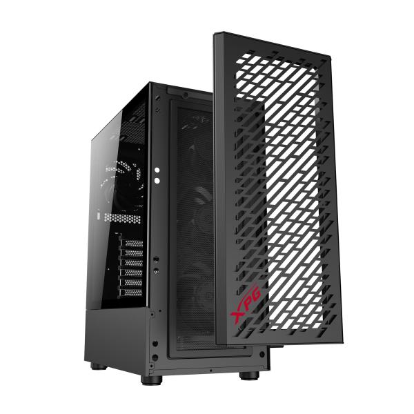 Adata XPG VALOR AIR/ Midi Tower/ Transpar./ Čierna 