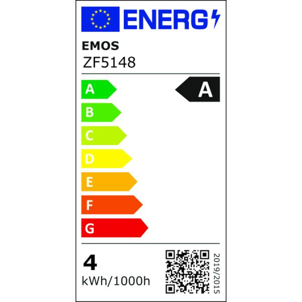LED žiarovka A60/ E27/ 3, 8W/ 60W/ 806lm/ neutrálna biela 