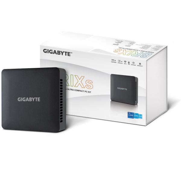 Gigabyte Brix/ GB-BRi5H-1335/ Tiny/ i5-1335U/ bez RAM/ Iris Xe/ bez OS/ 3R 
