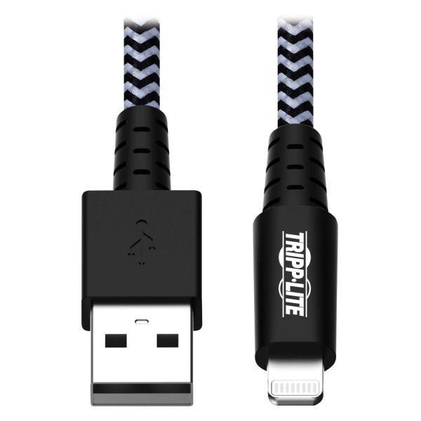 Kábel USB-A 2.0 / Lightning Synchronizácia/ Nabíjanie, MFi Certified, Samec/ Samec, 1.83m