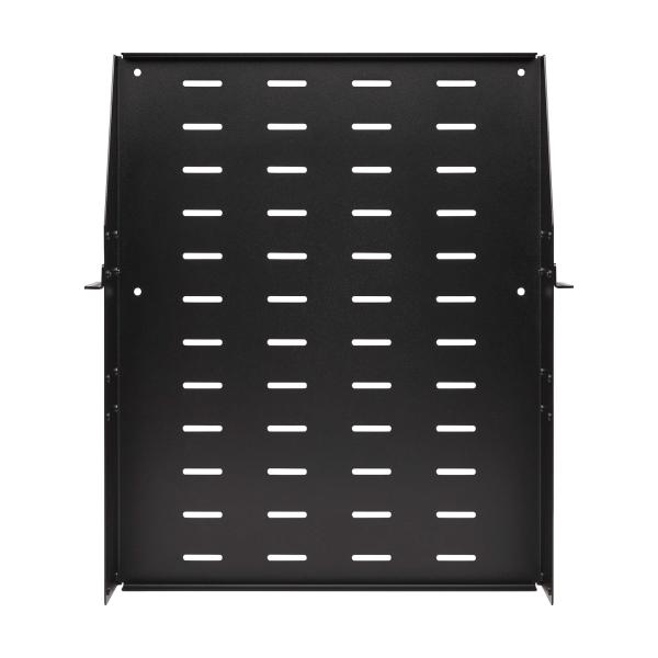 Polica pevná SmartRack 2U, nosnosť 45kg, hĺbka 546mm, montáž univerzálna, odvetrávaná 