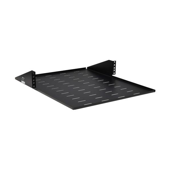 Polica pevná SmartRack 2U, nosnosť 45kg, hĺbka 546mm, montáž na stred, odvetrávaná 