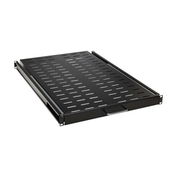 Polica posuvná SmartRack 1U, nosnosť 22.7kg, hĺbka 719mm, odvetrávaná