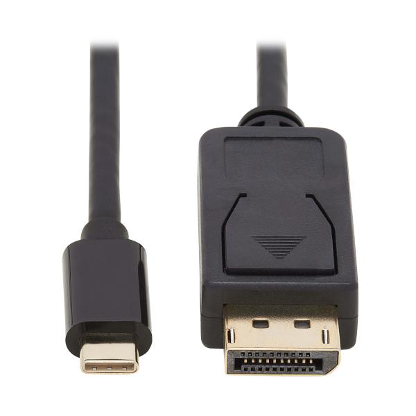 Adaptér USB-C/ DisplayPort BiDirect, uzamykateľný konektor, 4K 60Hz, HDR (Samec/ Samec), kábel 1.8m