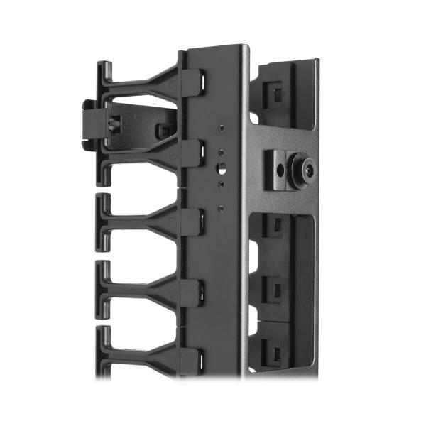 Káblový manažér vertikálny SmartRack 3 (7.62cm), káblový kanál s výrezmi pre káble 