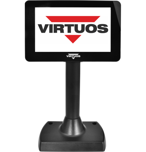 7" LCD farebný zákaznícky displej Virtuos SD700F, USB, čierny