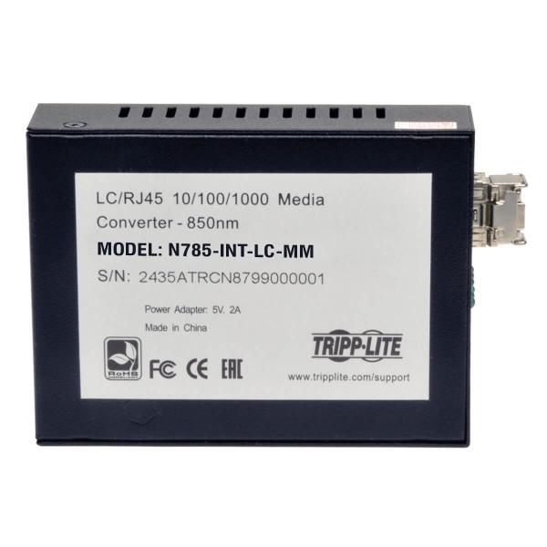 Konvertor z optických vlákien na Ethernet, 10/ 100/ 1000Mb/ s, LC Multimode, 850nm, max.550m 