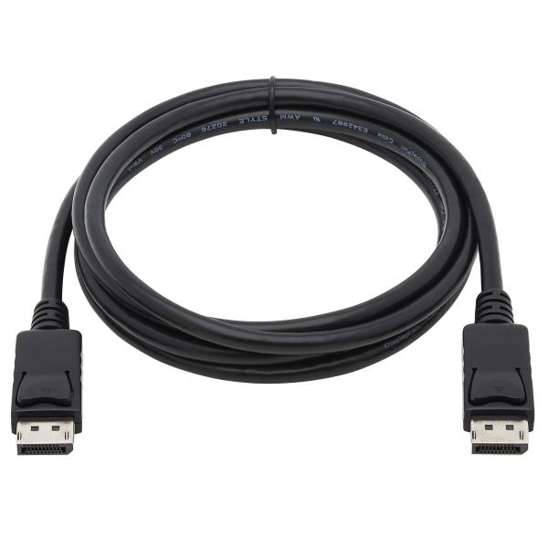 Kábel DisplayPort so západkou, 4K 60Hz, (Samec/ Samec), 3.05m 