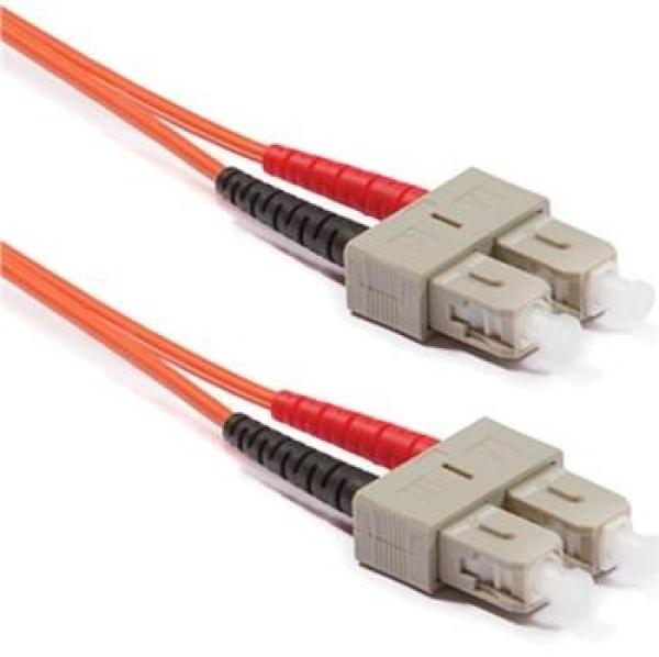 Optický patchkábel duplex SC-SC, 50/ 125 um MM, 2 m, OM2