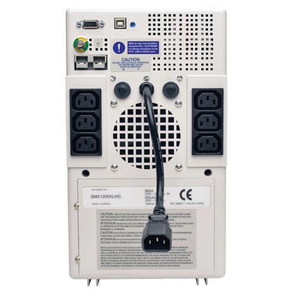 UPS Line-interactive pre zdravotníctvo, SmartPro 230V, 1kVA, 750W, 6 zásuviek, Lion bat, izol.trafo 