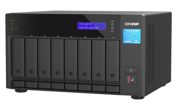 QNAP TVS-h874T-i9-64G (16core, ZFS, 64GB RAM, 8x SATA, 2x M.2 NVMe, 2x 2, 5GbE, 2x Thunderbolt 4) 