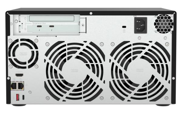 QNAP TVS-h874T-i9-64G (16core, ZFS, 64GB RAM, 8x SATA, 2x M.2 NVMe, 2x 2, 5GbE, 2x Thunderbolt 4) 