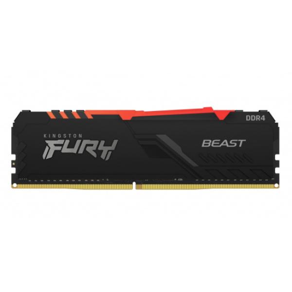 KINGSTON DIMM DDR4 8GB 3200MT/ s CL16 FURY Beast RGB, XMP