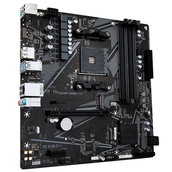 GIGABYTE A520M DS3H V2/ AM4/ mATX 