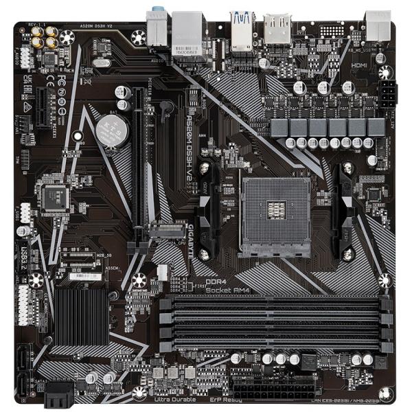 GIGABYTE A520M DS3H V2/ AM4/ mATX 