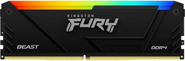 Kingston FURY Beast/ DDR4/ 128GB/ 3600MHz/ CL18/ 4x32GB/ RGB/ Black 