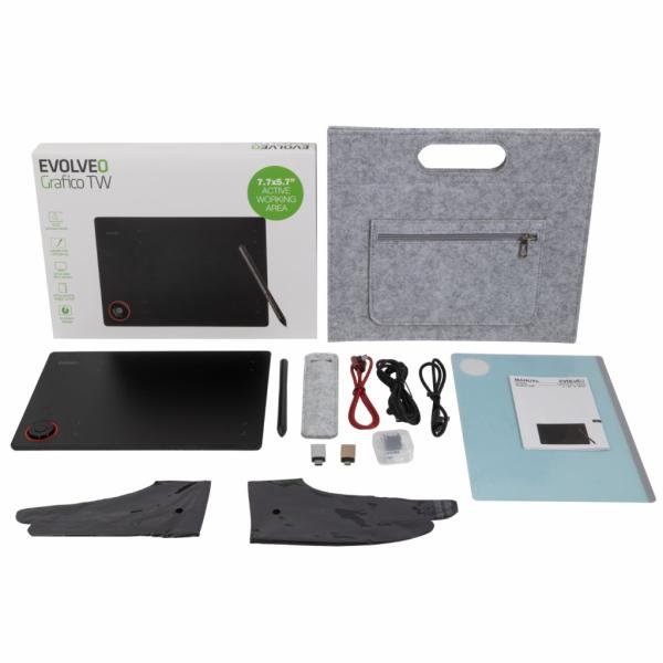 EVOLVEO Grafico TW, grafický tablet s kolieskom 