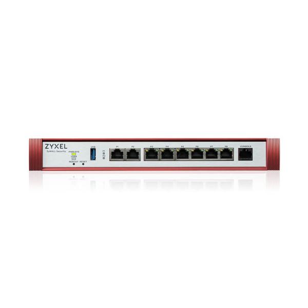 ZYXEL USG Flex 200H, 2*2.5Gig., 6*1G, USB, PoE, 1 dev.